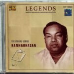 Legends - Kavignar Kannadhasan Vol 2 Tamil Audio CDs