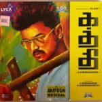 Kaththi Tamil Audio CD By Anirudh