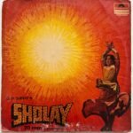 Sholay Hindi LP Vinyl Records By R.D. Burman