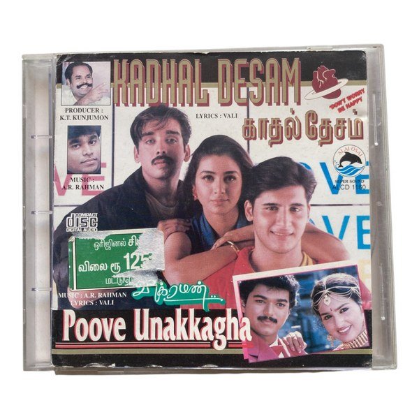 Kadhal Desam, Poove Unakkagha Tamil Audio Cds By AR Rahman