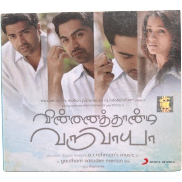 Vinnaithaandi Varuvaayaa Tamil Audio Cds By AR Rahman *SEALED*