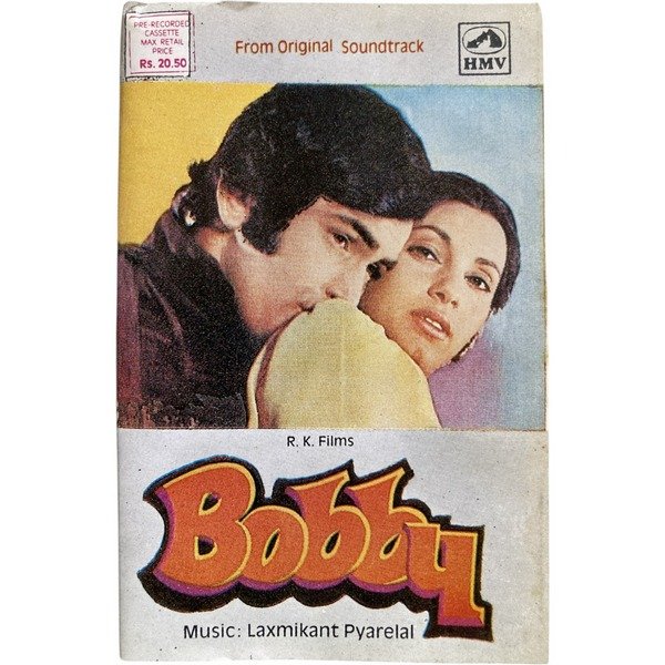 Bobby Audio Cassette | Laxmikant Pyarelal | HMV | 1973 Hindi Film Songs | R.K. Films Vintage Tape Collectible