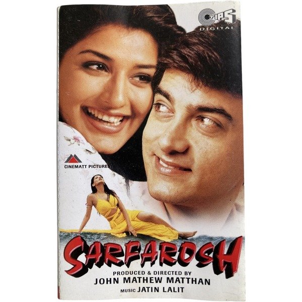 Sarfarosh Audio Cassette | Jatin Lalit | Tips | 1999 Hindi Film Songs | Aamir Khan Bollywood Vintage Tape