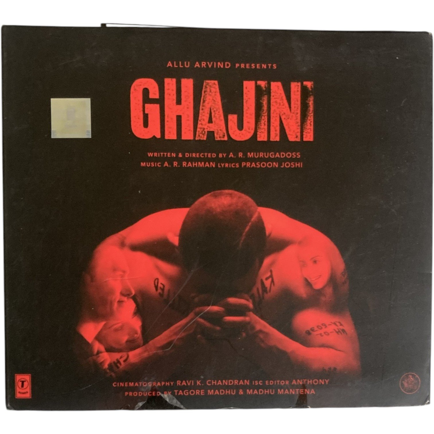 IMG_6156 Ghajini Audio CD | A.R. Rahman | T-Series | Aamir Khan | Original Hindi Soundtrack CD | SFCD 1-1380 - Image 1