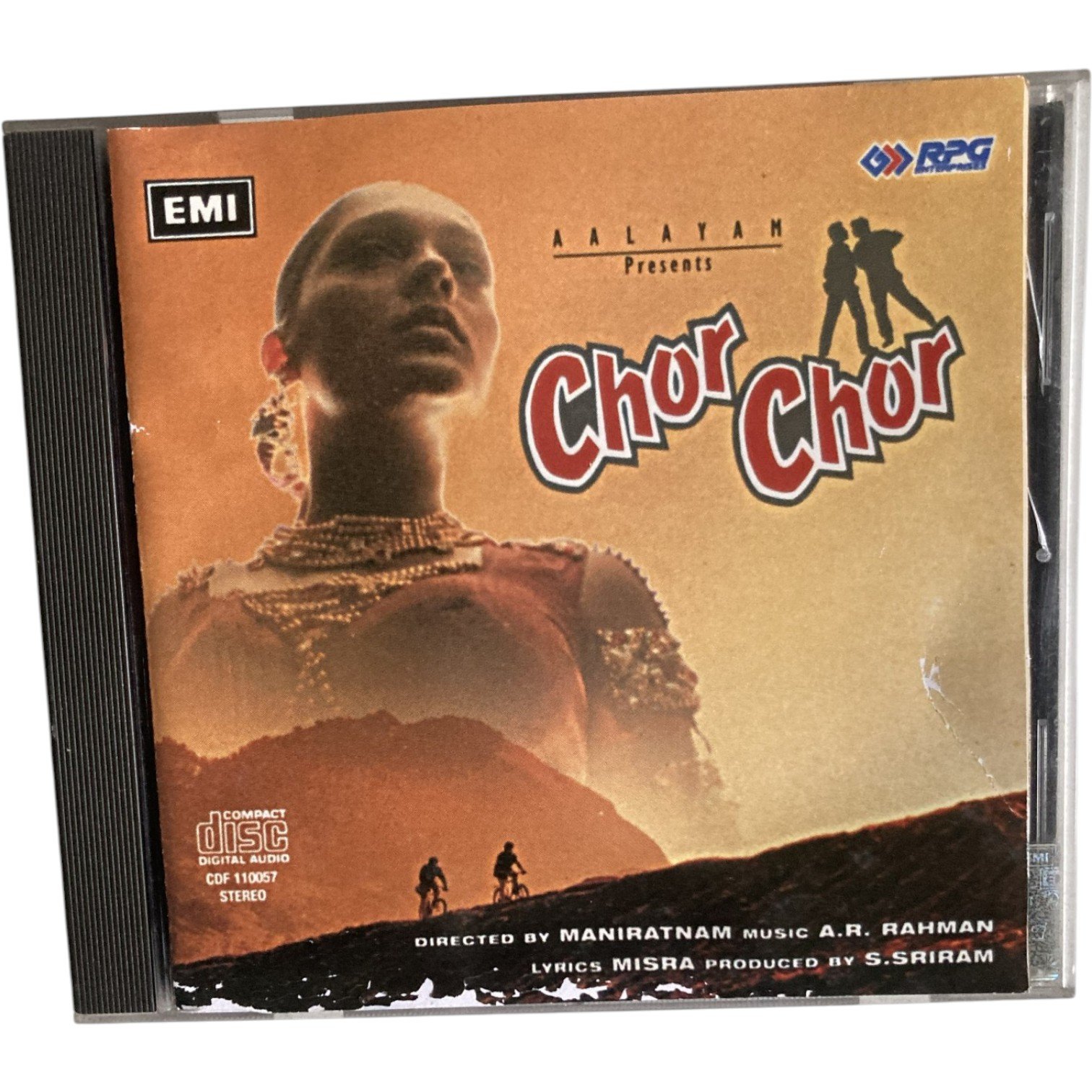 IMG_6213 Chor Chor Audio CD | A.R. Rahman | Mani Ratnam | Hindi Version of Thiruda Thiruda | EMI RPG Original CD - Image 1