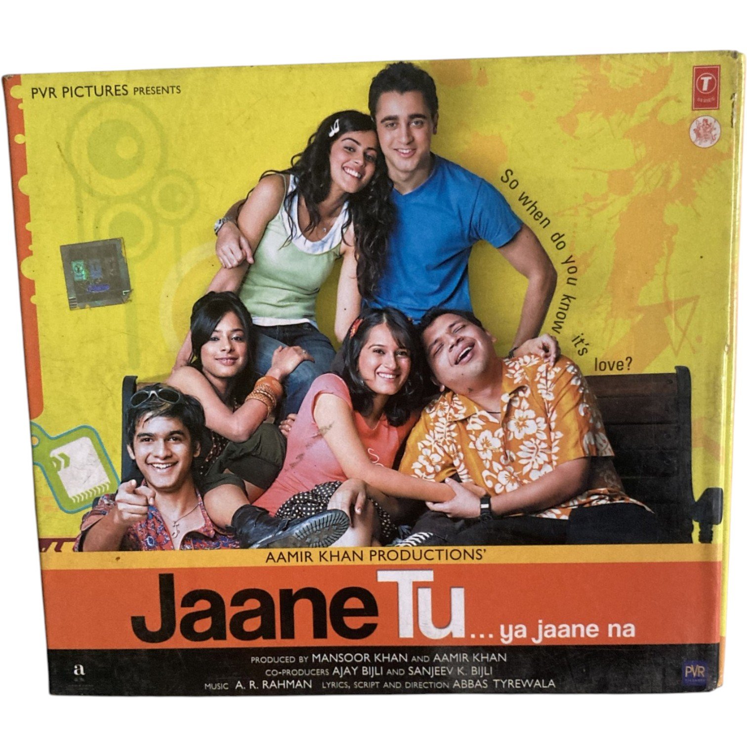 IMG_6245 Jaane Tu... Ya Jaane Na Original Audio CD | A.R. Rahman | Imran Khan | Genelia D'Souza | Bollywood Soundtrack CD - Image 1