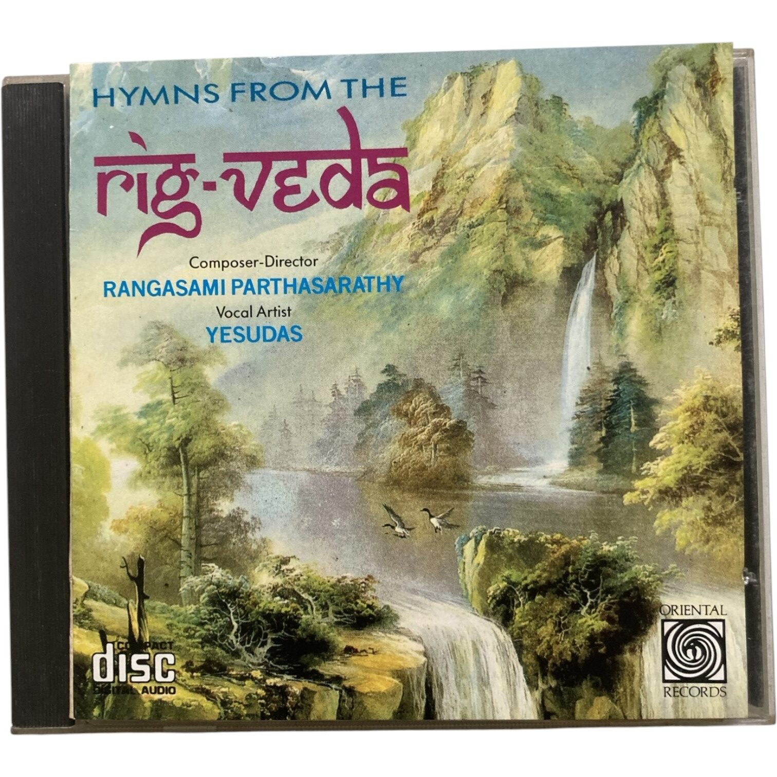 Hymns From The Rig Veda Audio CDs (2) Hymns from the Rig-Veda – Slokas from Mandalas 5, 7 & 10 | Yesudas | Oriental Records CD 143 - Image 1